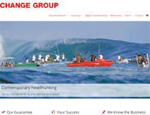 Tablet Screenshot of change-group.net